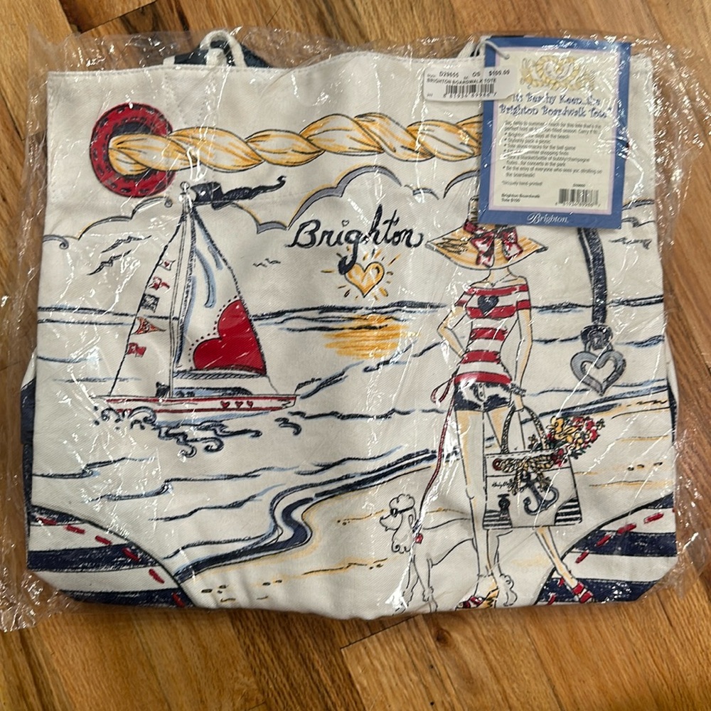 Brighton Boardwalk Tote NWT